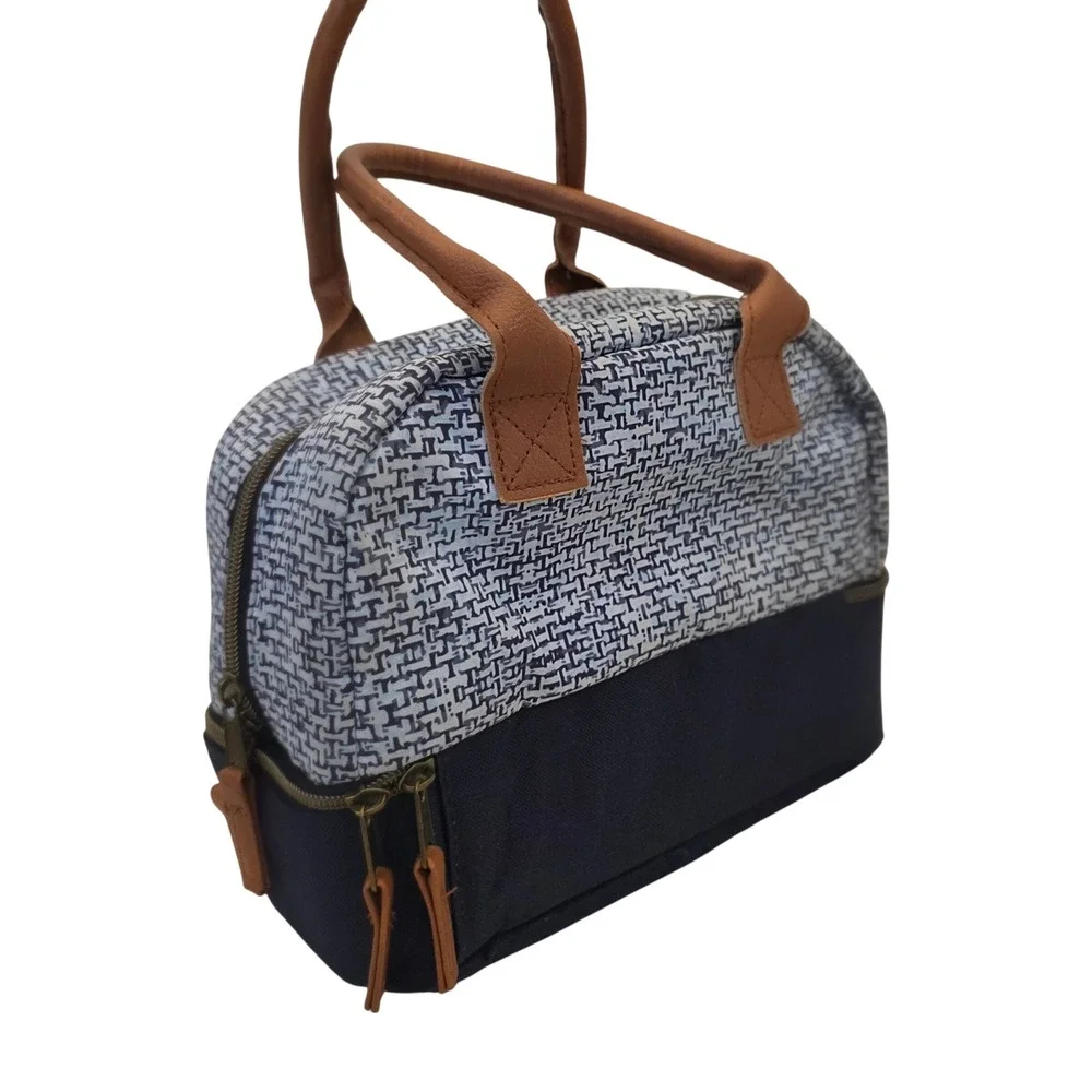 Emma‎ & Chloe Insulated Lunch Bag Cosmetic Toiletry Travel Pouch 2 Compartments